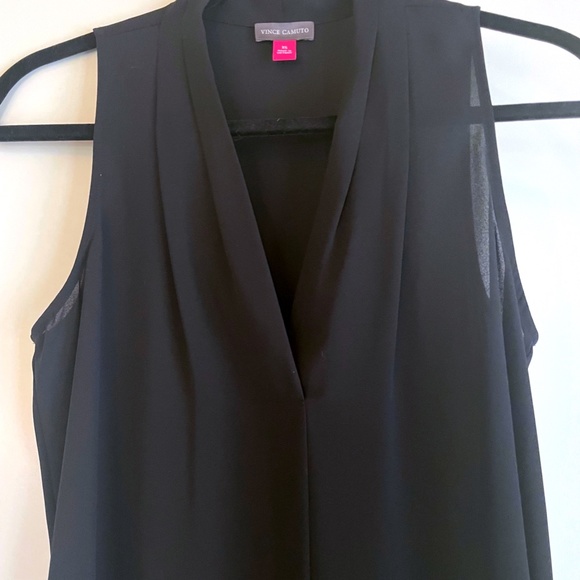 Vince Camuto Black Sleeveless Blouse SIZE: XS - Picture 4 of 7